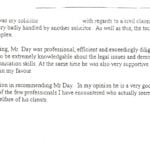Testimonial Doctor Tania Case Personal injury lawyer reviews